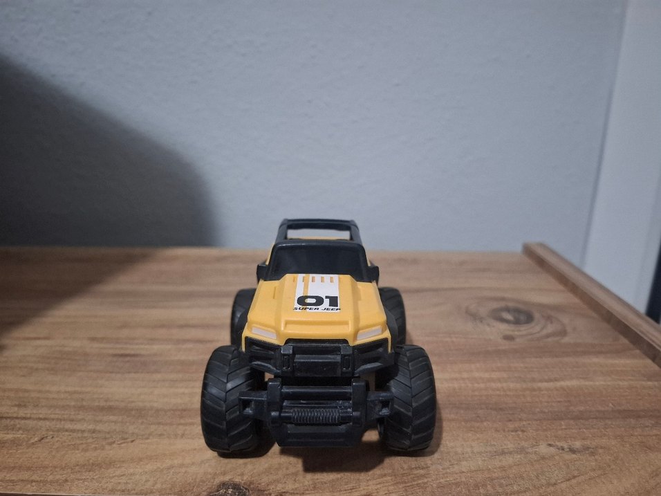 Sarı Renkli Oyuncak Jeep Araba - Görsel 3