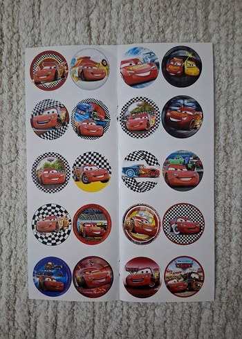 Şimşek McQueen Arabalar seti. Sıfır - Görsel 5