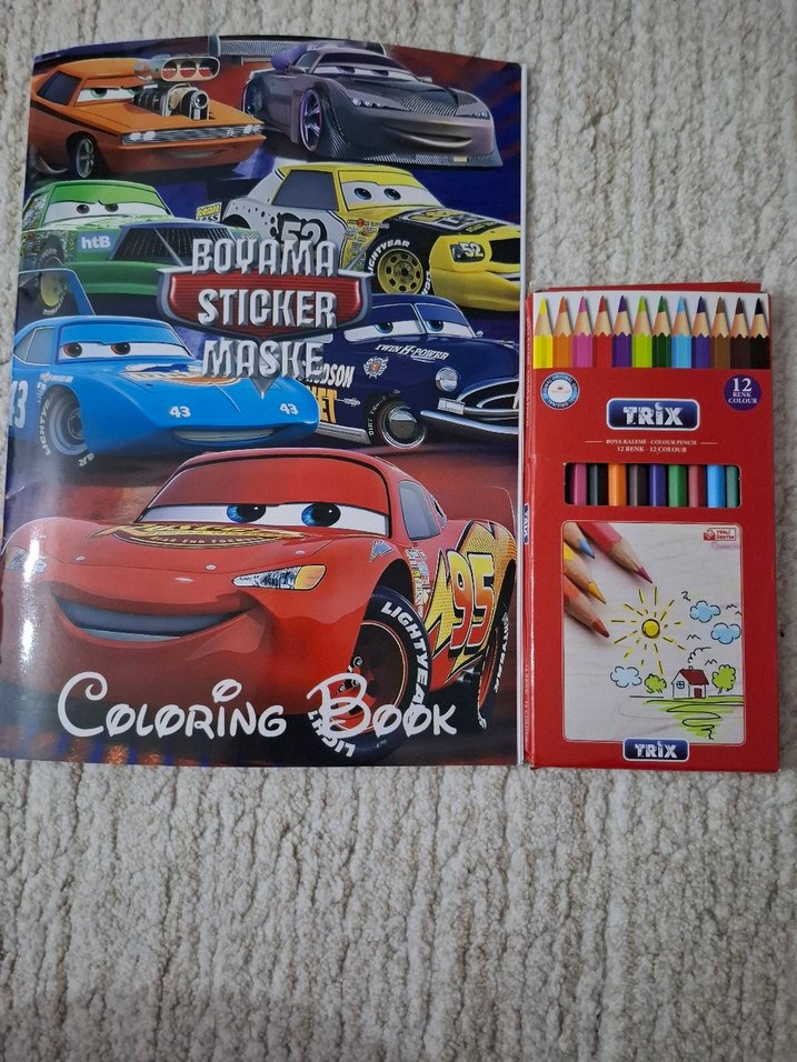 Şimşek McQueen Arabalar seti. Sıfır - Görsel 4