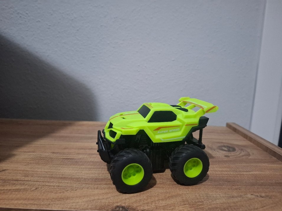 Sarı Renkli Oyuncak Canavar Araba - Görsel 2