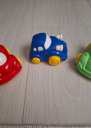 Renkli Oyuncak Araba Seti - Görsel 2