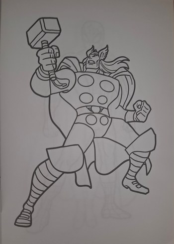 Süper Kahramanlar Boyama Kitabı + Hediye - Görsel 6