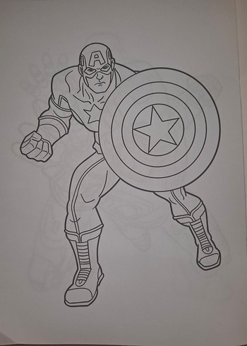 Süper Kahramanlar Boyama Kitabı + Hediye - Görsel 5