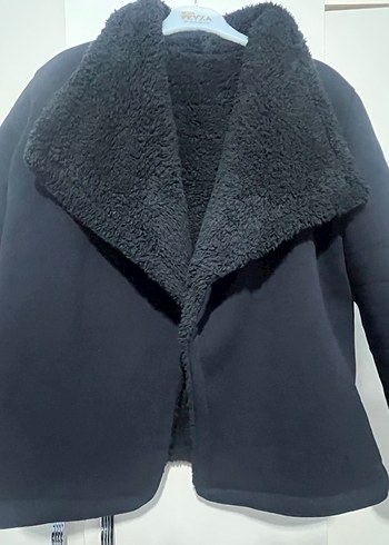 Gri Mini Kürklü Kadın Ceket - Görsel 4