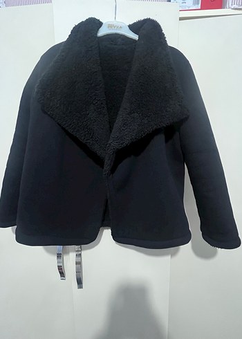 Gri Mini Kürklü Kadın Ceket - Görsel 3