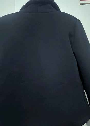 Gri Mini Kürklü Kadın Ceket - Görsel 9