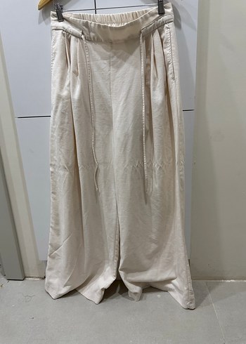 Bej Kadın  Salaş Pantolon - Görsel 2