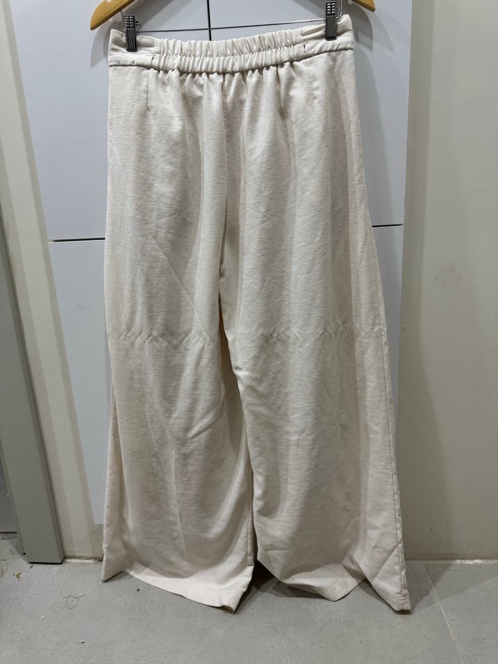 Bej Kadın  Salaş Pantolon - Görsel 3