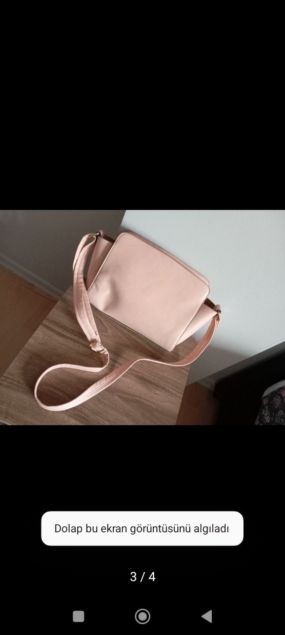 Bej Deri Kadın Çanta - Görsel 2