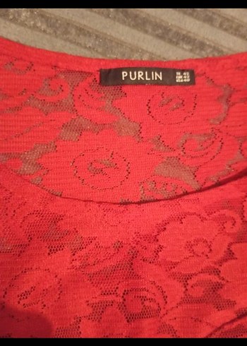 purlin kırmızı elbise - Görsel 5
