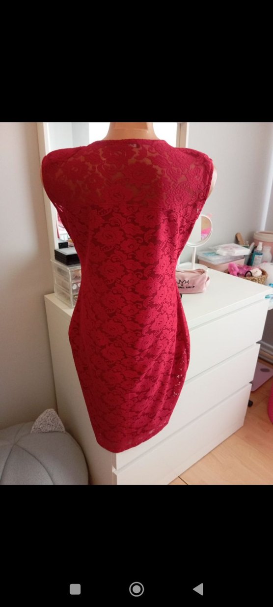 purlin kırmızı elbise - Görsel 3