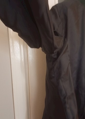 Koyu Yeşil Düğmeli Kaban - Görsel 14