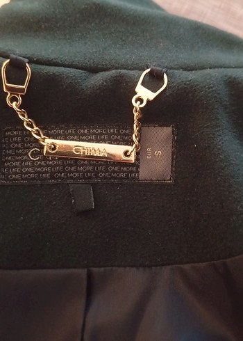 Koyu Yeşil Düğmeli Kaban - Görsel 16