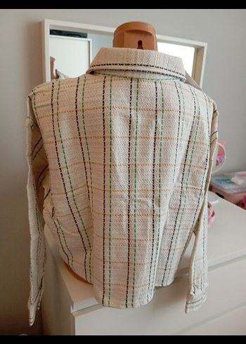 DÜĞMELİ EKOSE KADIN MİNİ CEKET.
DIE&MORE MARKA - Görsel 2