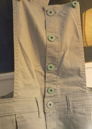 Bej Kısa Askılı Kot Tulum (J.WARGAS THE ORIGINAL - Görsel 10