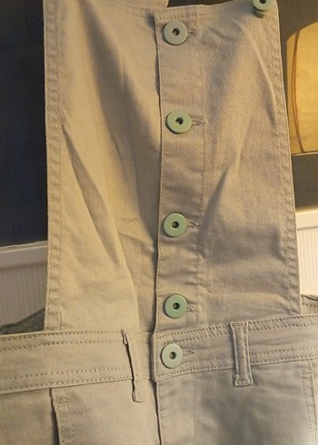 Bej Kısa Askılı Kot Tulum (J.WARGAS THE ORIGINAL - Görsel 11