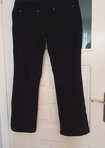 Siyah Süet Hamile Pantolonu - Görsel 5