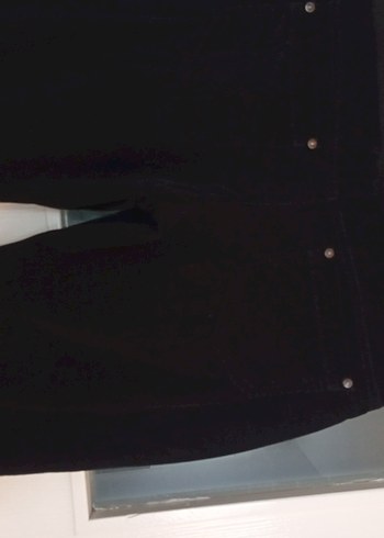 Siyah Süet Hamile Pantolonu - Görsel 6