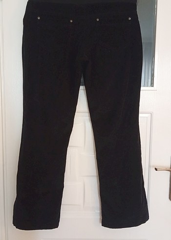 Siyah Süet Hamile Pantolonu - Görsel 4