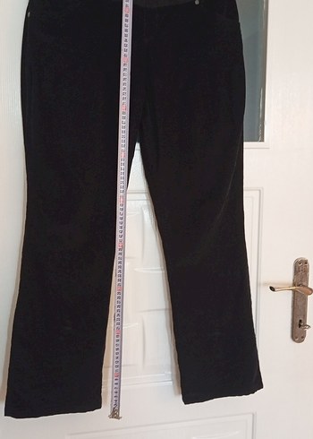 Siyah Süet Hamile Pantolonu - Görsel 7