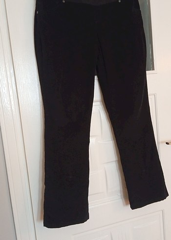 Siyah Süet Hamile Pantolonu - Görsel 2