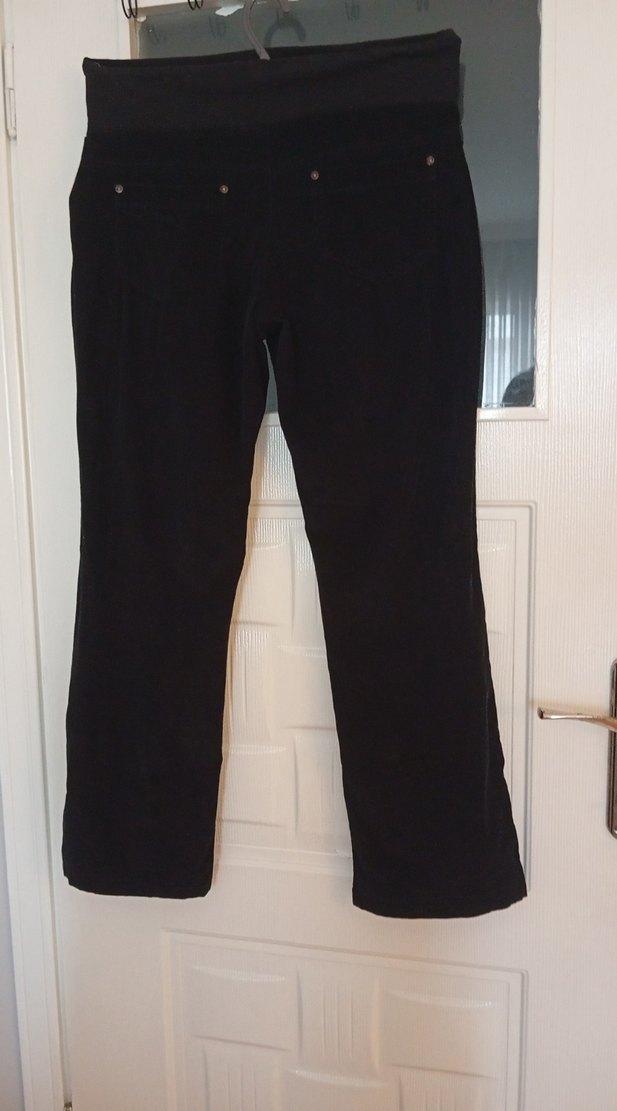 Siyah Süet Hamile Pantolonu - Görsel 5