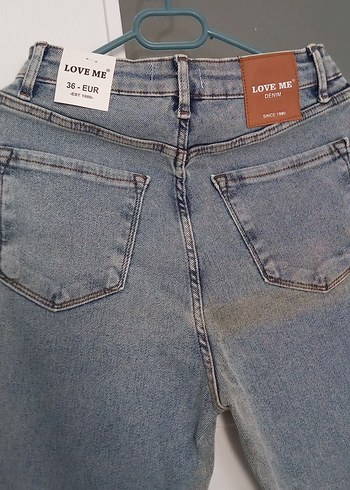 LOVE ME DENİM Gri Kadın Jean Kot Pantolon - Görsel 11