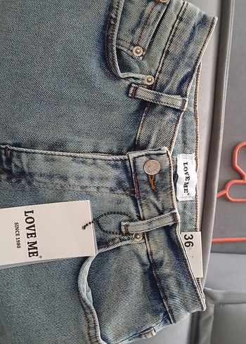 LOVE ME DENİM Gri Kadın Jean Kot Pantolon - Görsel 14