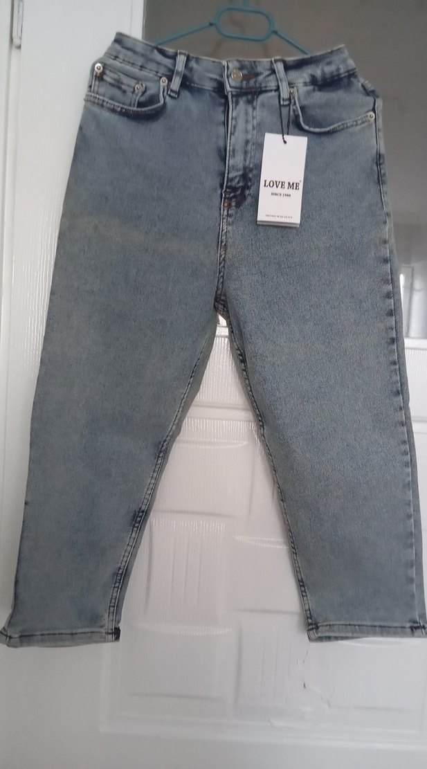 LOVE ME DENİM Gri Kadın Jean Kot Pantolon - Görsel 2