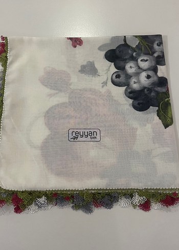 Dantel Detaylı Çok Renkli Kadın Yazma - Görsel 2