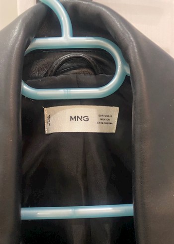 Kadın Siyah Deri Biker Ceket - Görsel 3