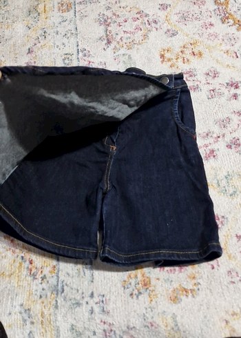 Kız Çocuk Kot Etekler, Düğmeli, Rahat Kesim - Görsel 3