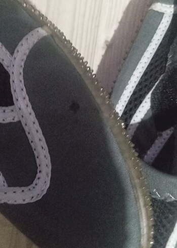 Gri Erkek Kaymaz Su Ayakkabısı Velcro - Görsel 5