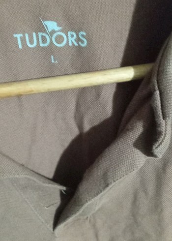 Erkek Yaka Kahverengi Keten Polo Tişört - Görsel 3