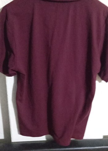 Orijinal Prada Bordo Düğmeli Polo Yaka Erkek Tişört - Görsel 4