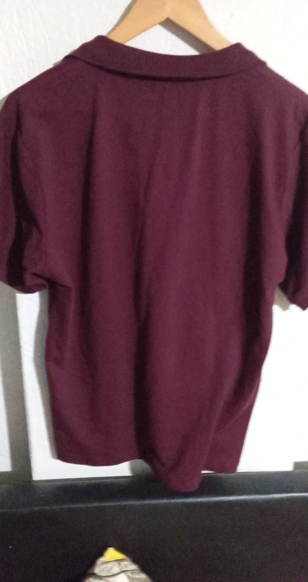 Orijinal Prada Bordo Düğmeli Polo Yaka Erkek Tişört - Görsel 4