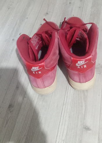 Orijinal Erkek Kırmızı Nike Air Süet Spor Ayakkabı - Görsel 2