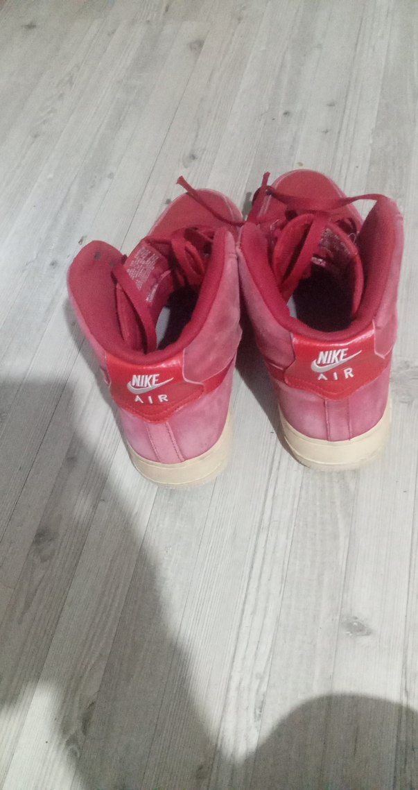 Orijinal Erkek Kırmızı Nike Air Süet Spor Ayakkabı - Görsel 2