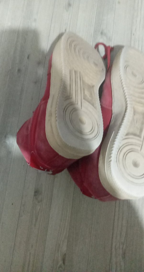 Orijinal Erkek Kırmızı Nike Air Süet Spor Ayakkabı - Görsel 3