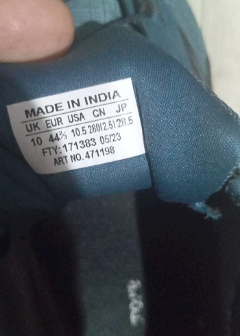 Orjinal Salomon Turuncu Siyah Mavi Erkek Outdoor Ayakkabı - Görsel 4