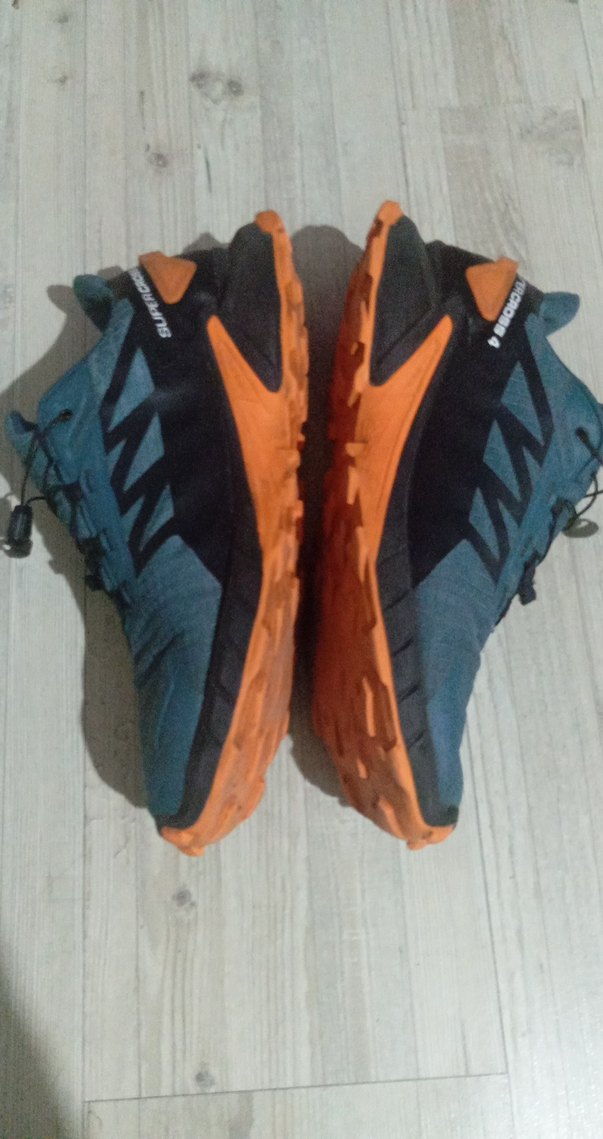 Orjinal Salomon Turuncu Siyah Mavi Erkek Outdoor Ayakkabı - Görsel 3