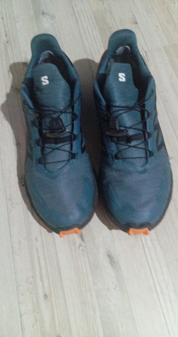 Orjinal Salomon Turuncu Siyah Mavi Erkek Outdoor Ayakkabı - Görsel 2