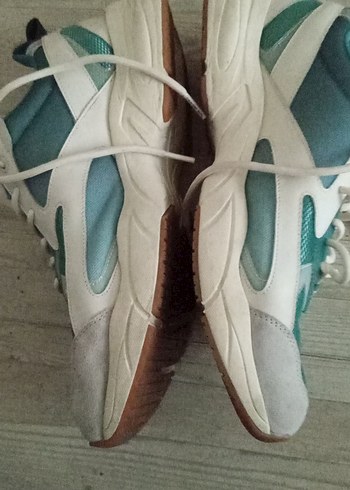 Erkek Calvin Klein Turkuaz Wedge Topuklu Spor Ayakkabı 43no - Görsel 3