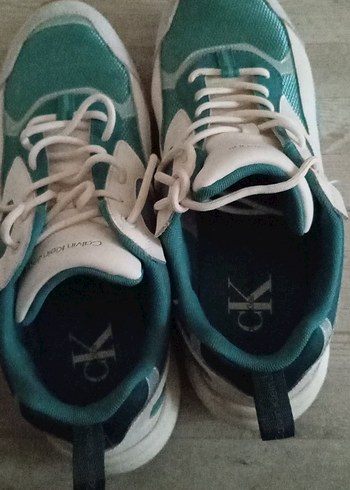 Erkek Calvin Klein Turkuaz Wedge Topuklu Spor Ayakkabı 43no - Görsel 4