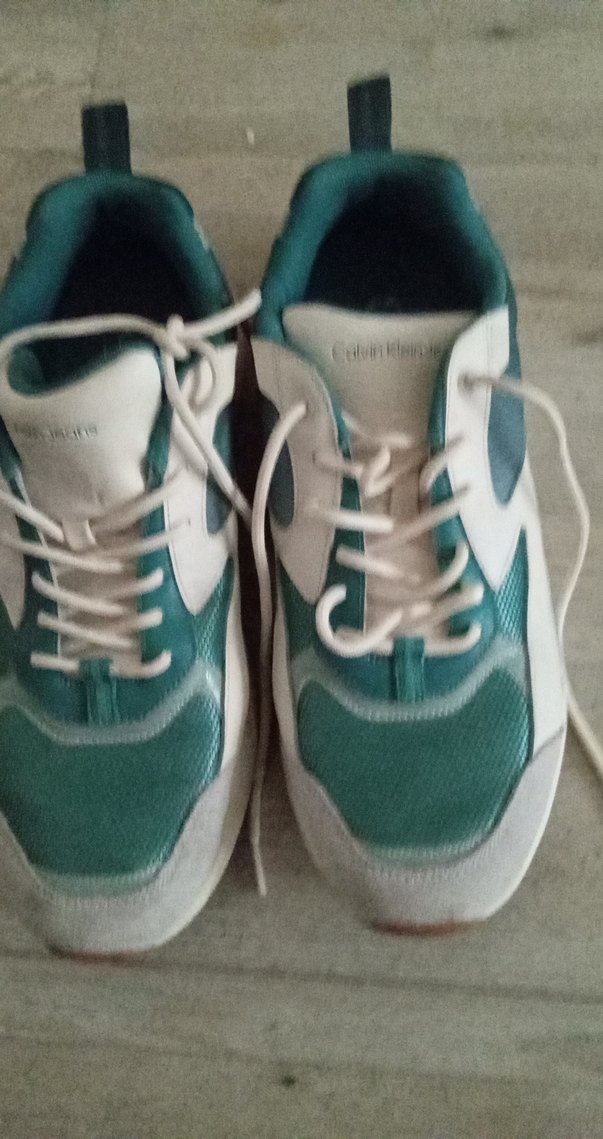 Erkek Calvin Klein Turkuaz Wedge Topuklu Spor Ayakkabı 43no - Görsel 2