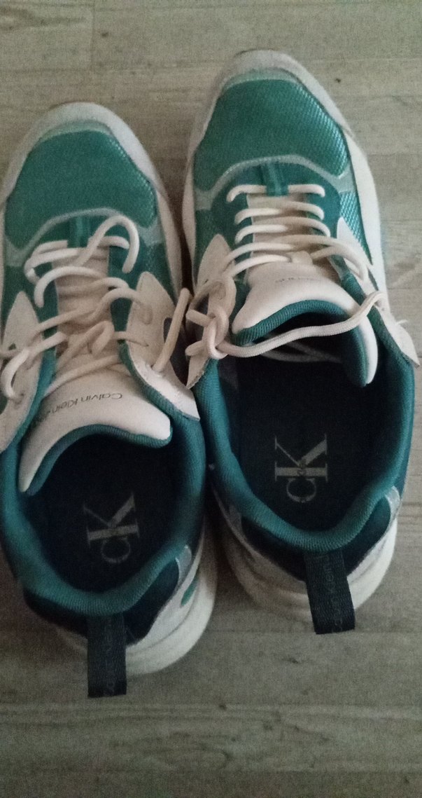 Erkek Calvin Klein Turkuaz Wedge Topuklu Spor Ayakkabı 43no - Görsel 4