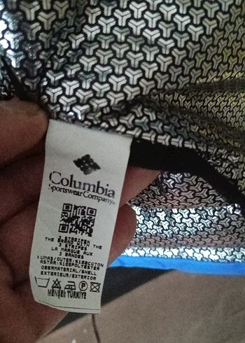 Orijinal Columbia Mavi Parlak Fermuarlı Erkek Mont - Görsel 8