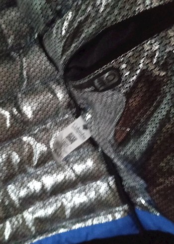 Orijinal Columbia Mavi Parlak Fermuarlı Erkek Mont - Görsel 7