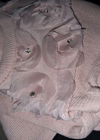 bebek yaka taytlı kız çocuk takım parlak taşlı bedenleri mevcut - Görsel 4