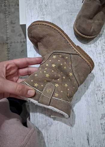 Kız Çocuk Kahverengi Süet Botlar - Görsel 5